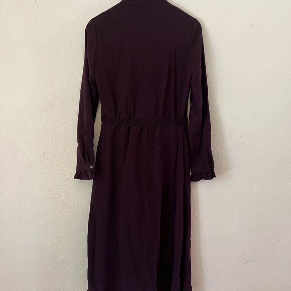 Libby London Canterbury Aubergine Dress Size 8 NWT - Picture 4 of 7